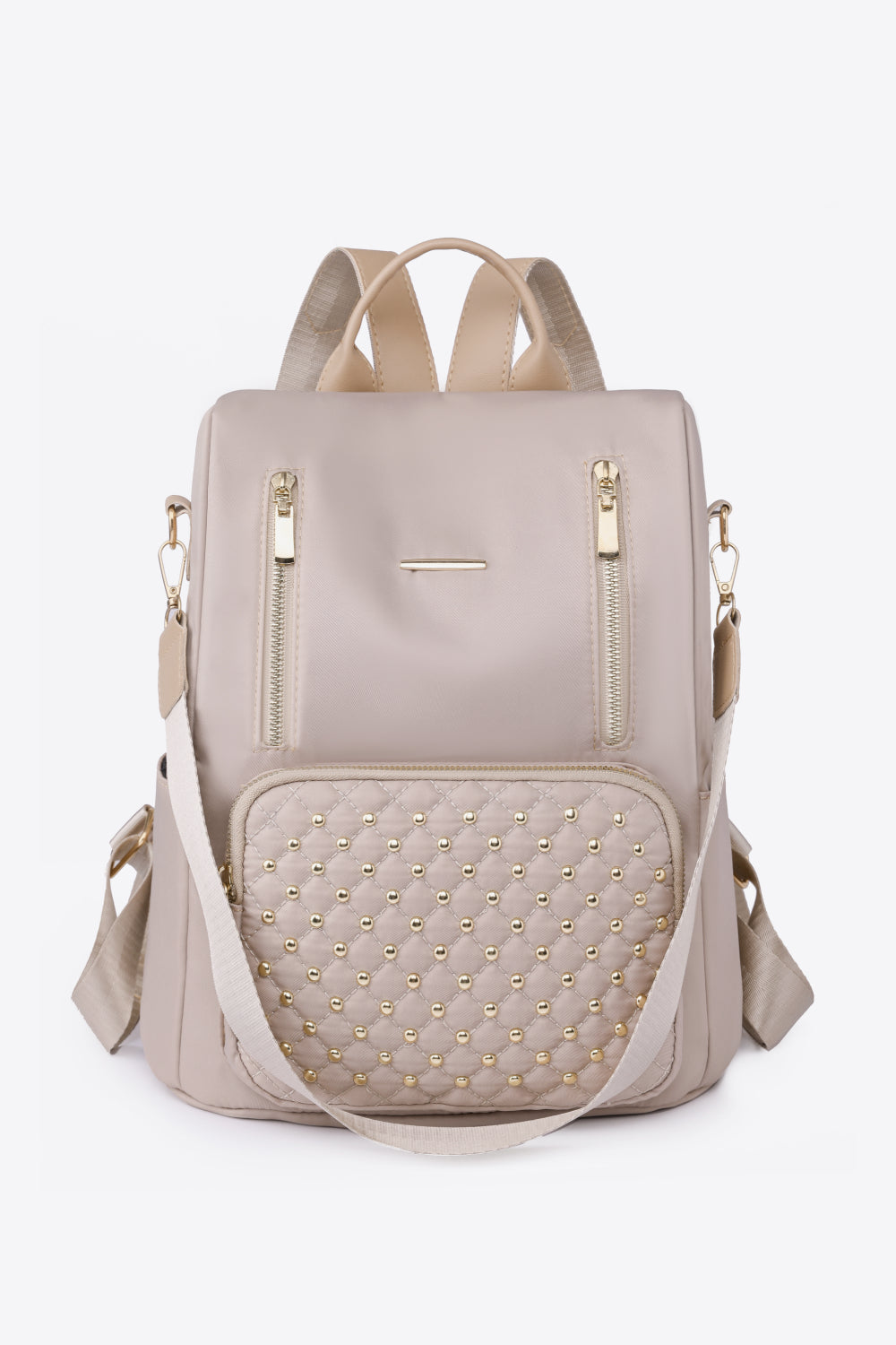 Youth NY Zipper Pocket Beaded Backpack