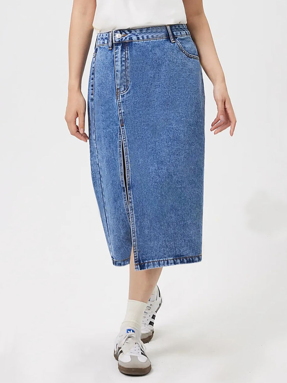 Youth NY Denim Skirt with Pockets