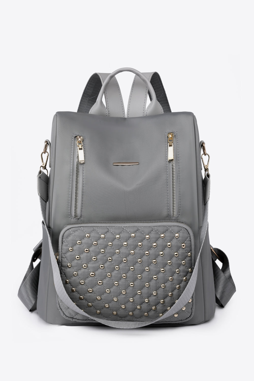 Youth NY Zipper Pocket Beaded Backpack