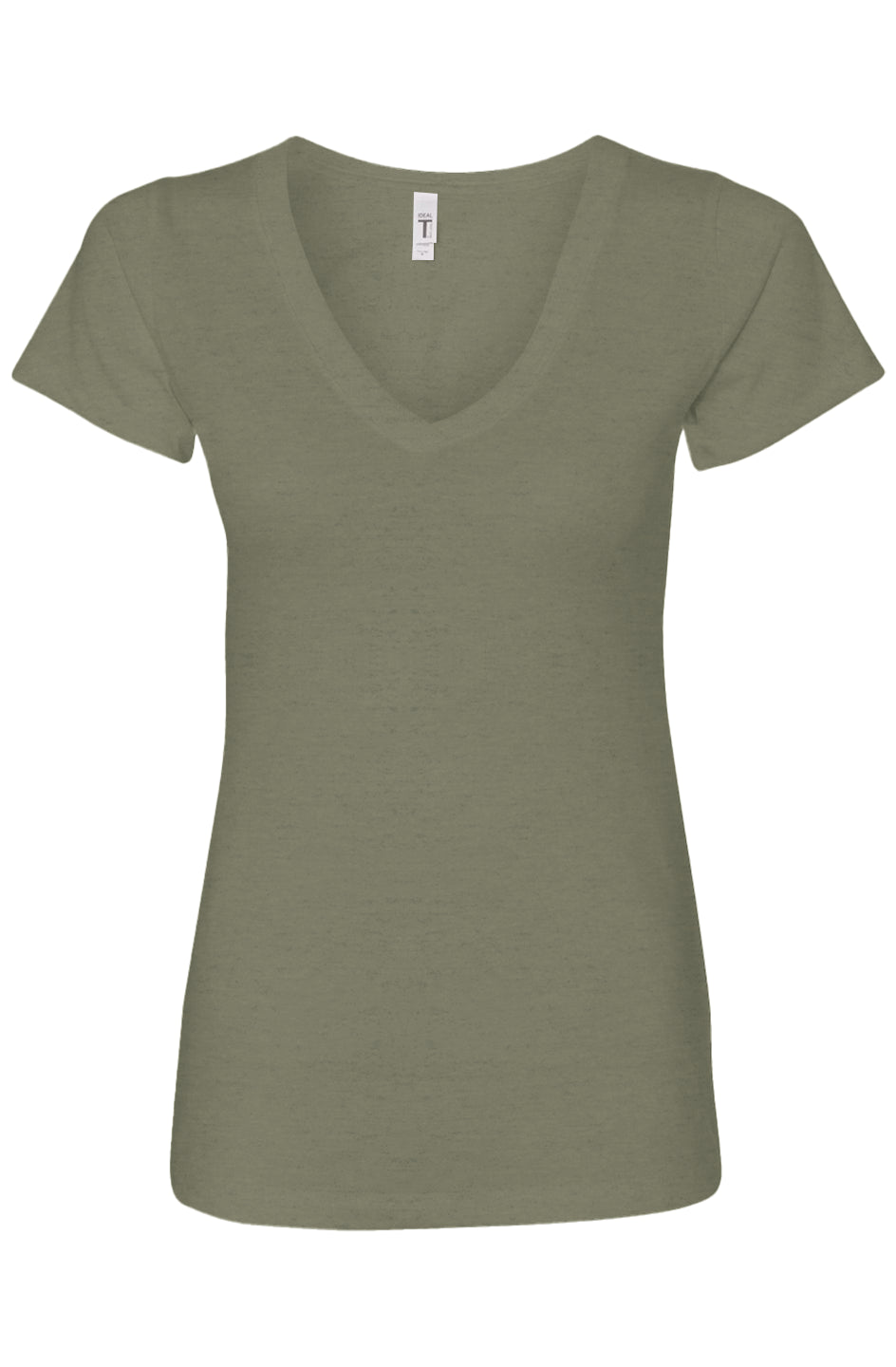 Youth Womens Ideal V-Neck Militar