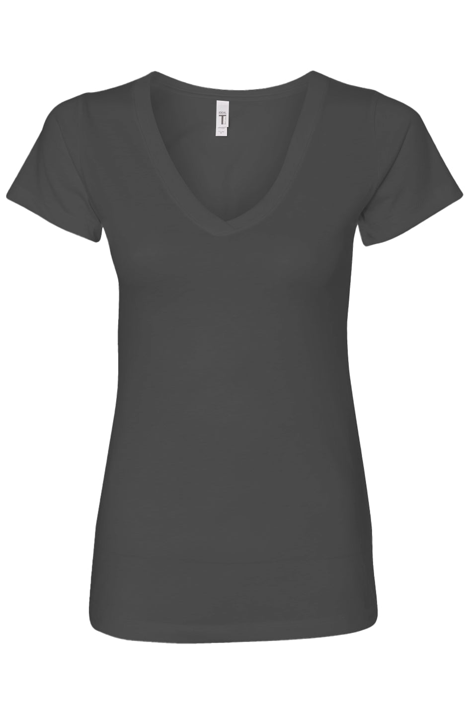 Youth Womens Ideal V-Neck. Black