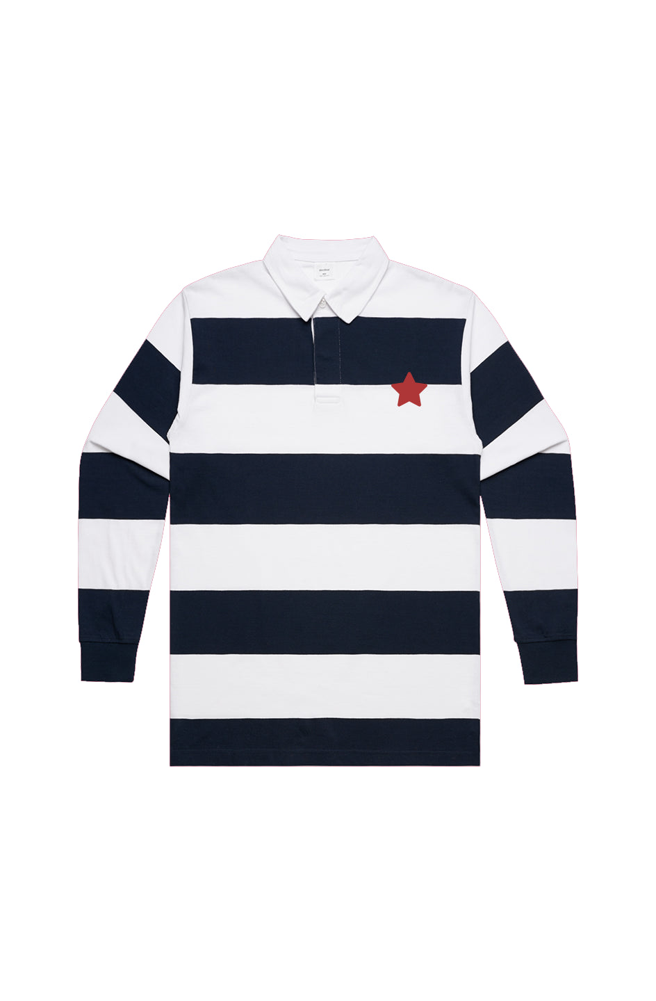 Youth White/Navy Rugby Stripe Jersey