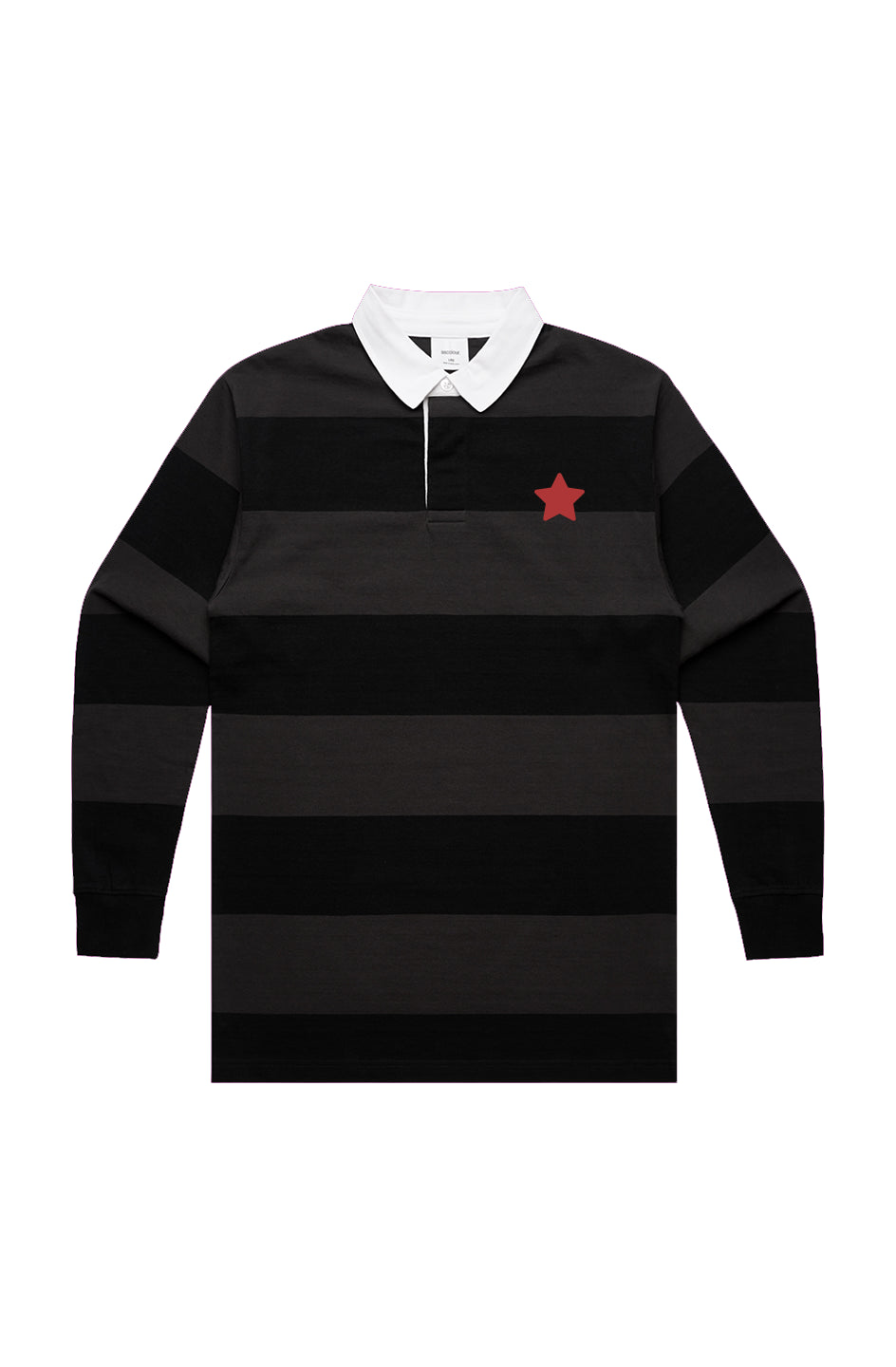 Youth Black/Coal Rugby Stripe Jersey