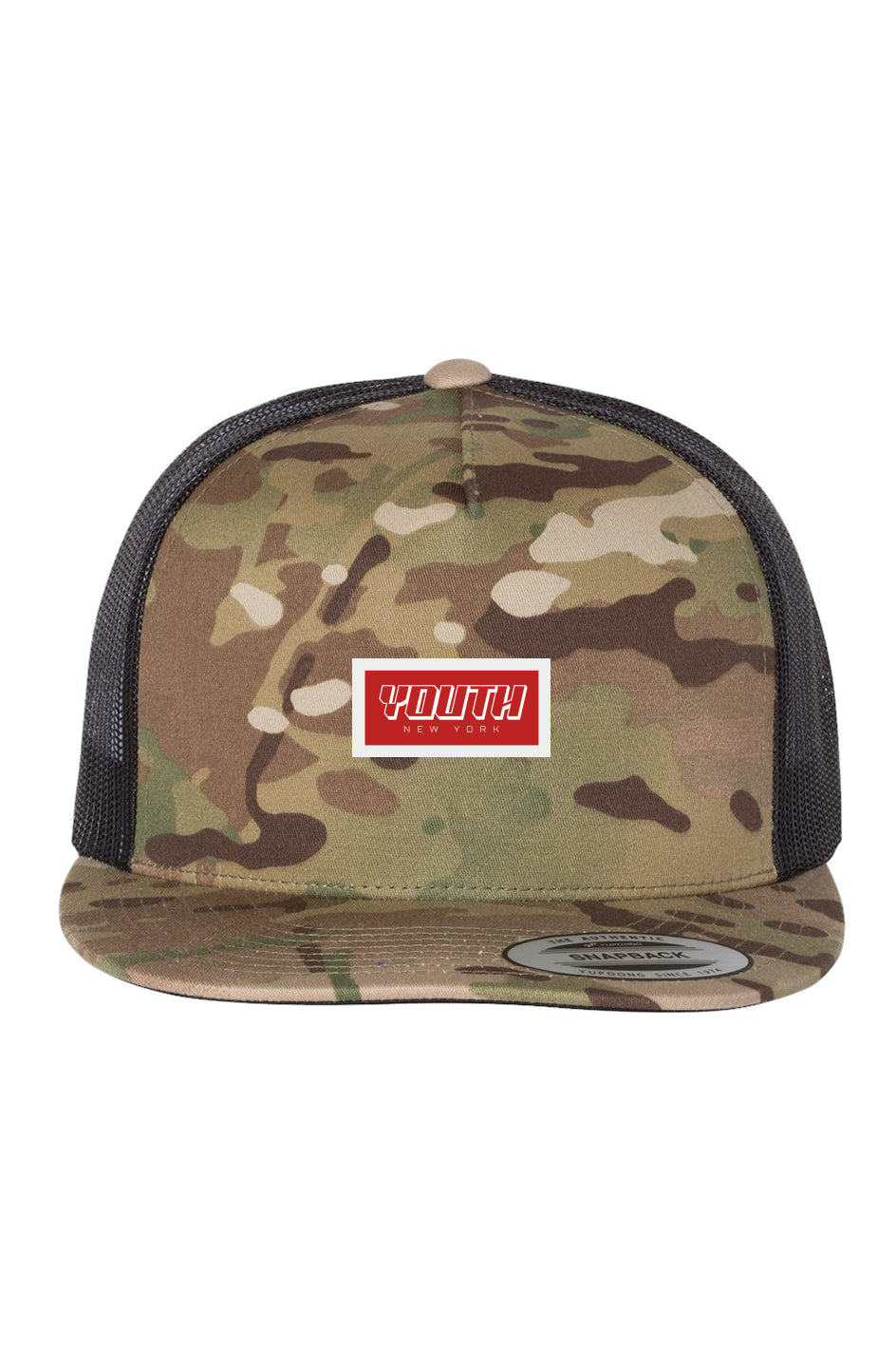 Youth Multicam Green/ Black  Trucker Cap