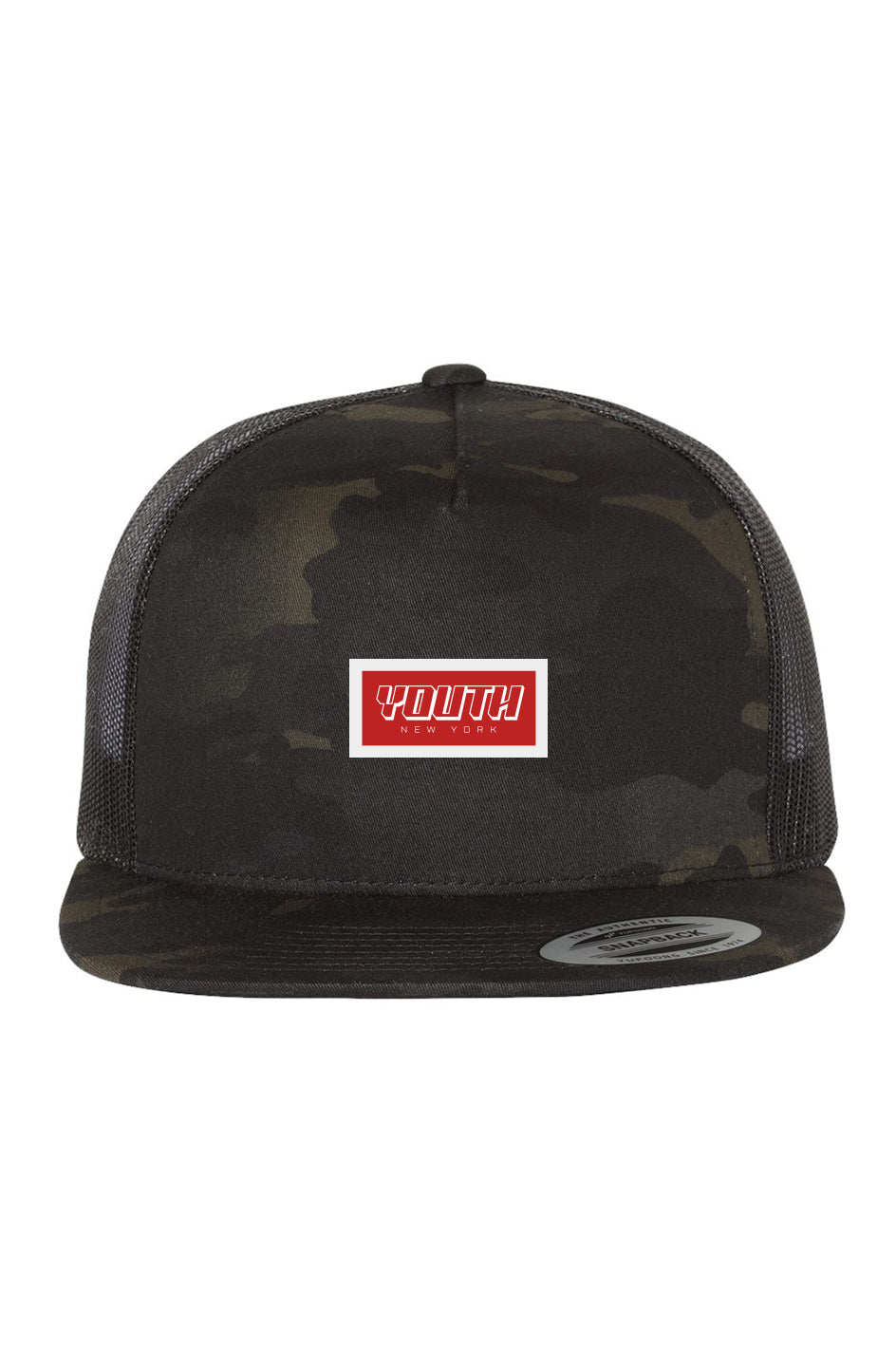 Youth Multicam Black/ Black Trucker Cap