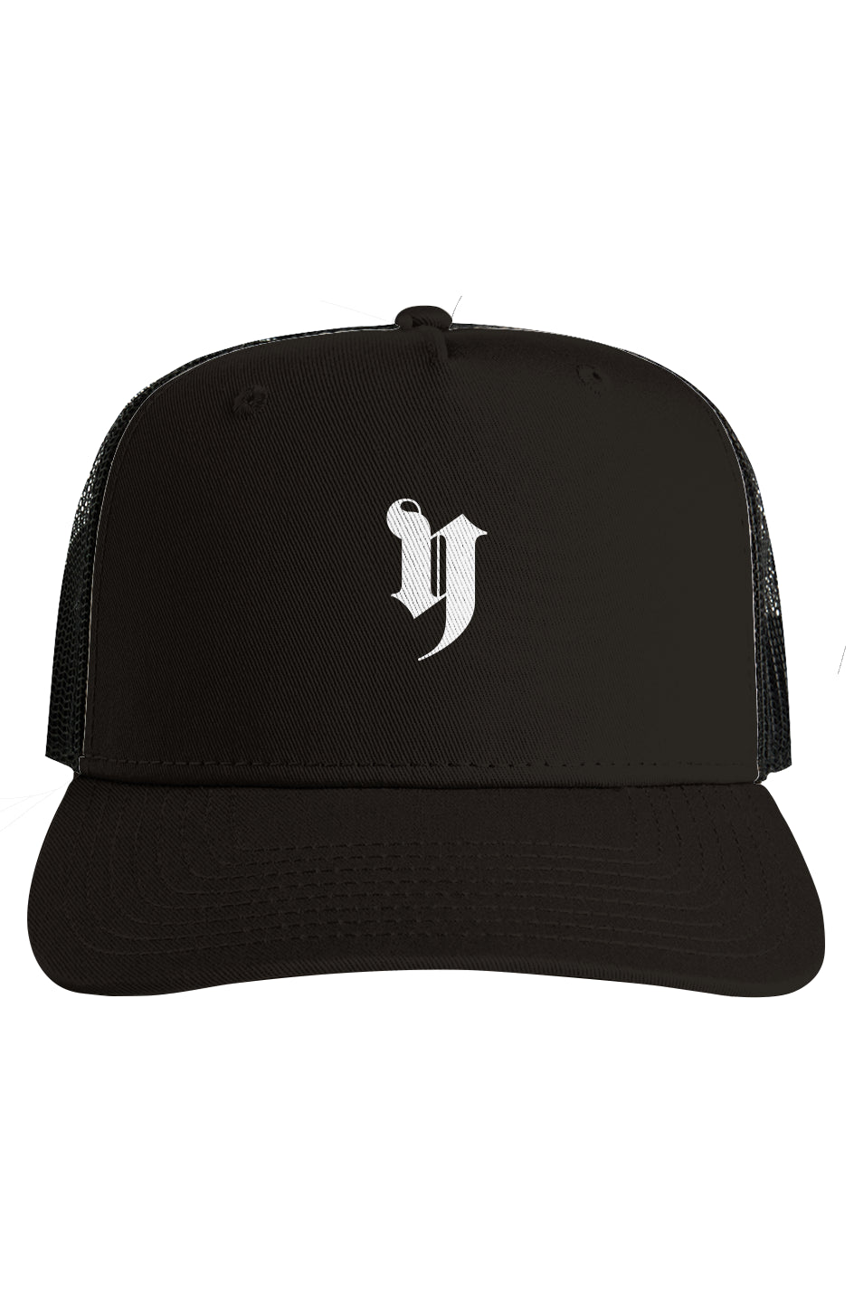 Youth Club Black Mesh Stock Contrast Trucker