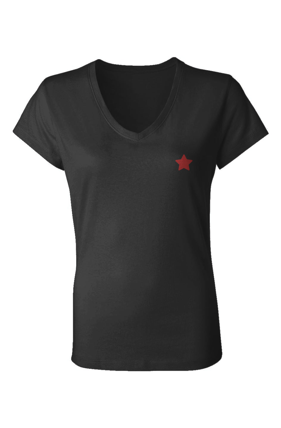 Youth Ladies Jersey V-Neck T-Shirt