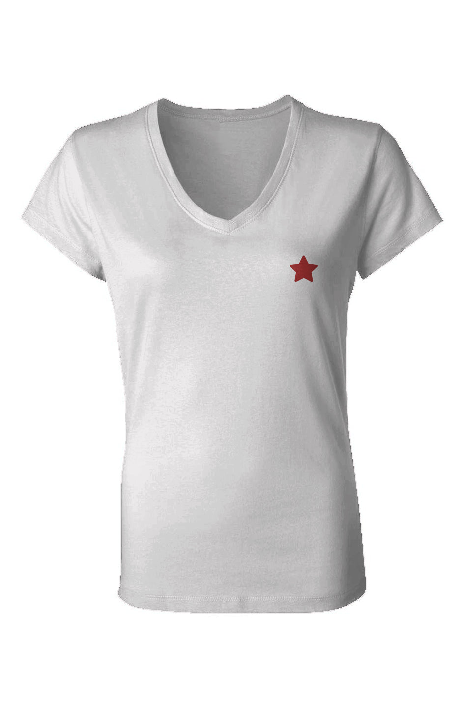 Youth Ladies Jersey V-Neck T-Shirt