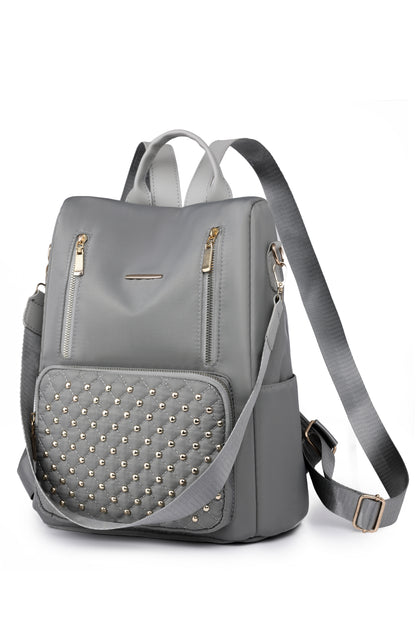 Youth NY Zipper Pocket Beaded Backpack