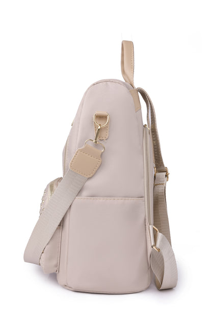 Youth NY Zipper Pocket Beaded Backpack