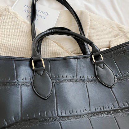 Youth NY PU Leather Tote Bag