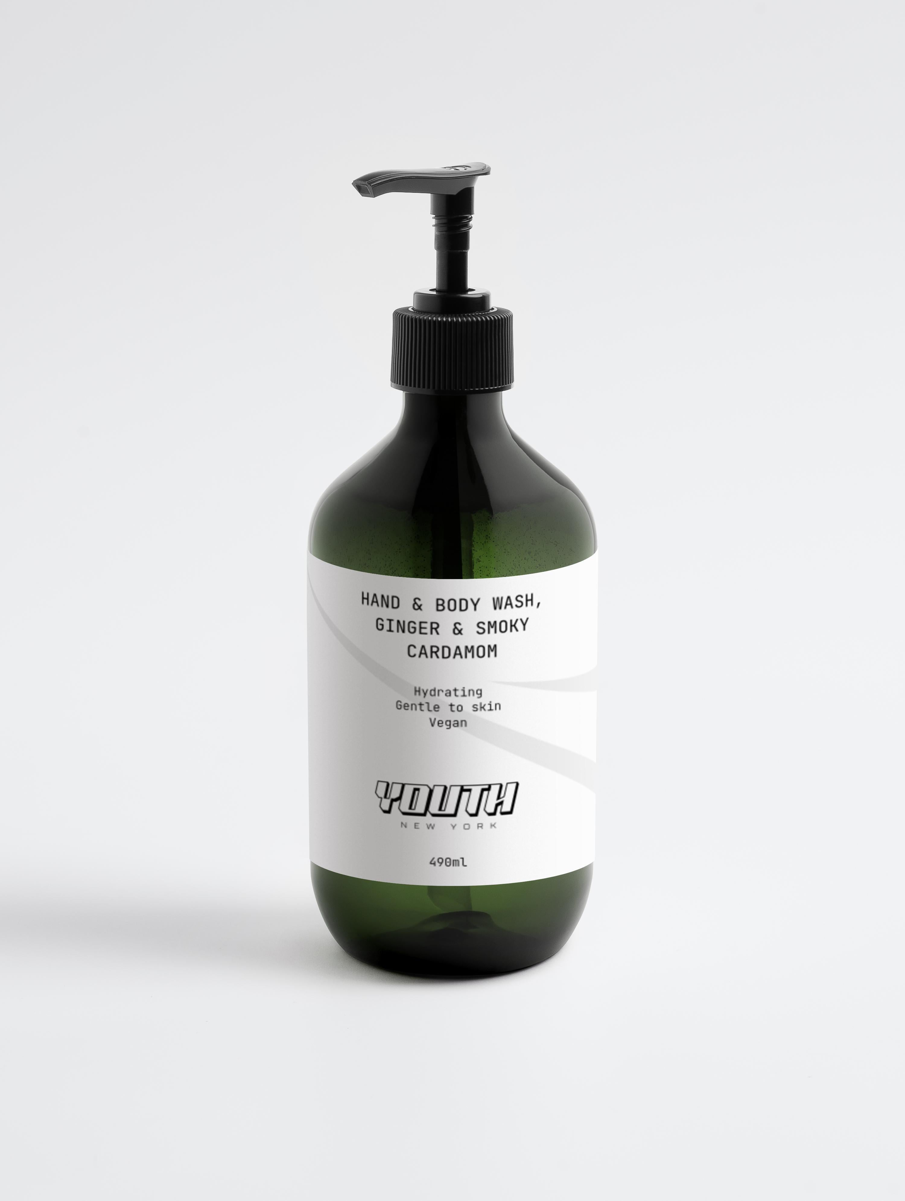 Youth Body Care Hand & Body Wash, Ginger & Smoky Cardamom