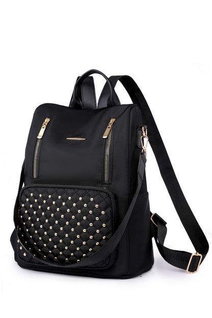 Youth NY Zipper Pocket Beaded Backpack