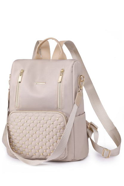 Youth NY Zipper Pocket Beaded Backpack